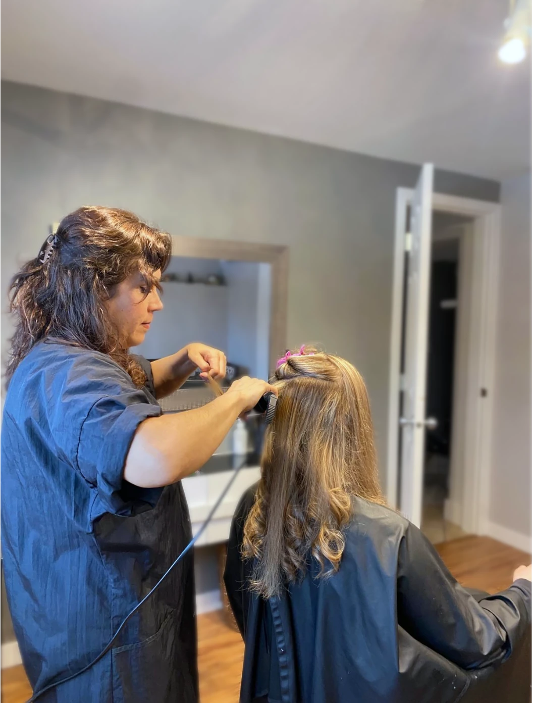 Elegant updo styling for a special occasion